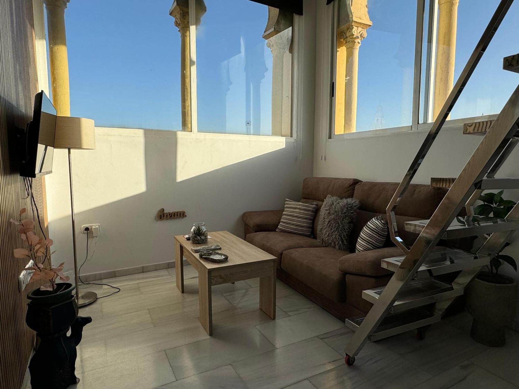 Апартаменты Atico De La Sultana Con Terraza Privada Кордова Экстерьер фото