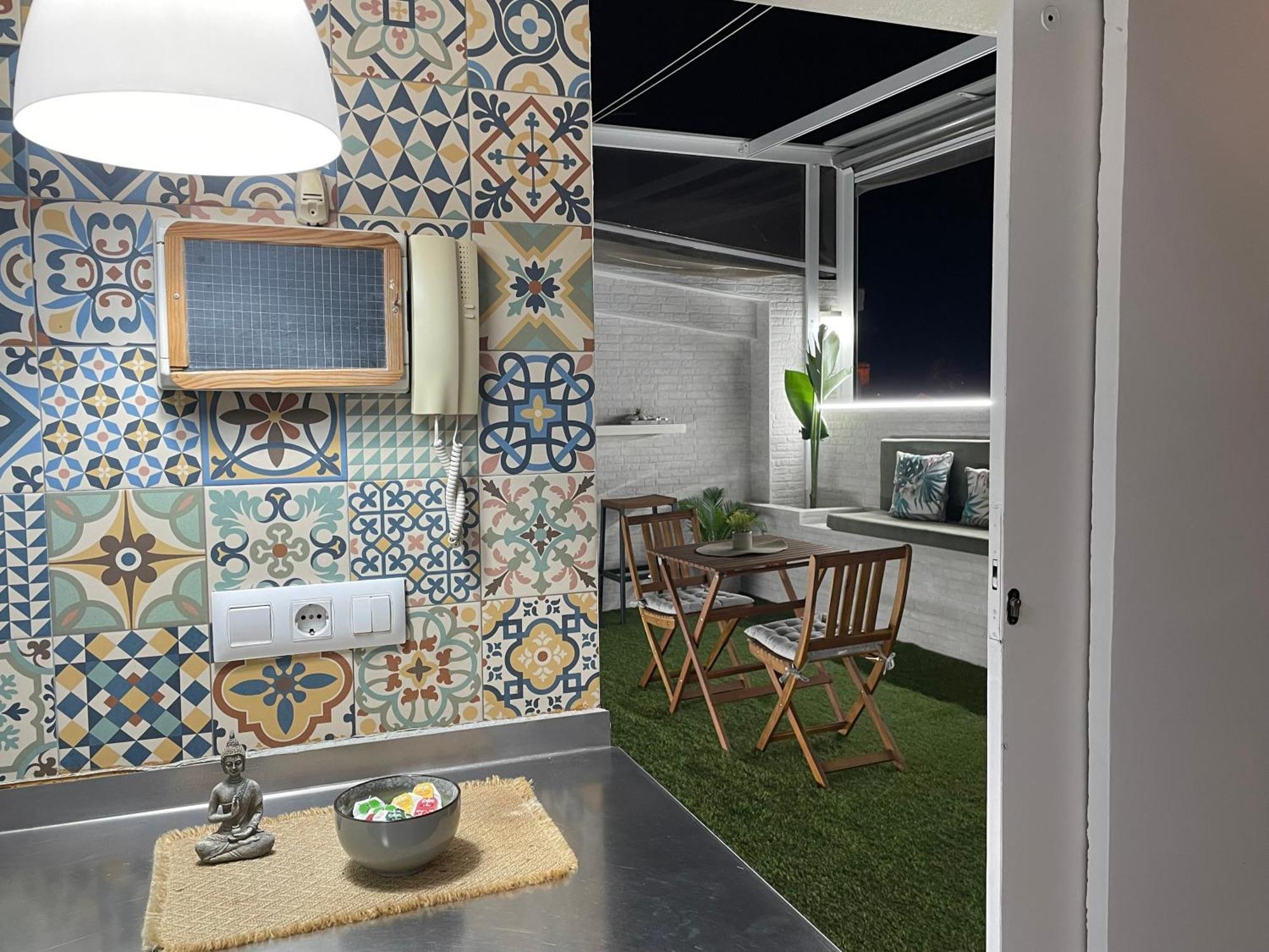 Апартаменты Atico De La Sultana Con Terraza Privada Кордова Экстерьер фото